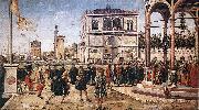 CARPACCIO, Vittore The Ambassadors Return to the English Court fg oil painting picture wholesale